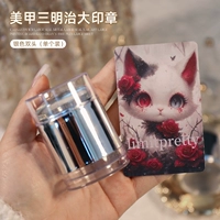 Супер липкий прозрачный двухголовый уплотнение + скребок на заказ для розовых кошек