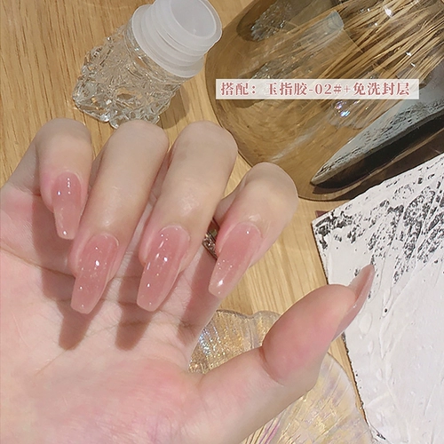 Нюдовый лак для ногтей для маникюра, клей, долговременный эффект, коллекция 2023