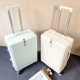 Белый вместительный и большой чемодан, японская школьная юбка для школьников для путешествий, коллекция 2023, 20 дюймов