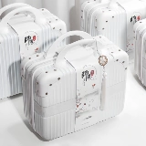 Портативный чемодан, льняная сумка, подарочная коробка, для подружки невесты, изысканный стиль