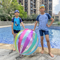 Célébrité Internet grand ballon de plage gonflable coloré portable pour adultes et enfants éducation précoce natation jouets de jeu deau water-polo