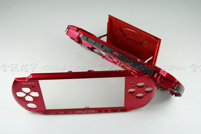 PSP3000 trường hợp máy tính lớn PSP 3000 trường hợp tân trang nút sticker vít bạc cạnh rắn loạt màu - PSP kết hợp Ốp silicone bảo vệ máy chơi game PSP 2000/3000
