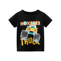 27kids boys cotton thin model 2021 summer new childrens short sleeve T-shirt Tide brand baby clothes summer clothes