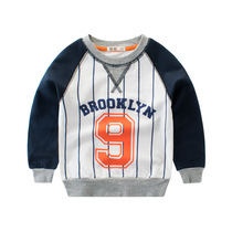 27kids childrens clothing pure cotton spring autumn season Korean version Childrens clothing thin section Childrens sports blouses boy long sleeve spring clothing