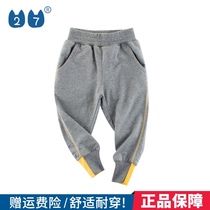 27kids brand childrens clothing cotton summer wear thin boys casual pants Korean childrens pants baby sports pants trousers