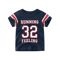 27kids boys cotton thin Korean childrens clothing 2021 summer childrens T-shirt short sleeve baby half sleeve shirt summer