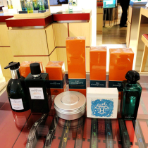  HERMES Hermes Orange Green Spring Cologne Shampoo Hair Care Bath Emollient Soap Hand Sanitizer Cream