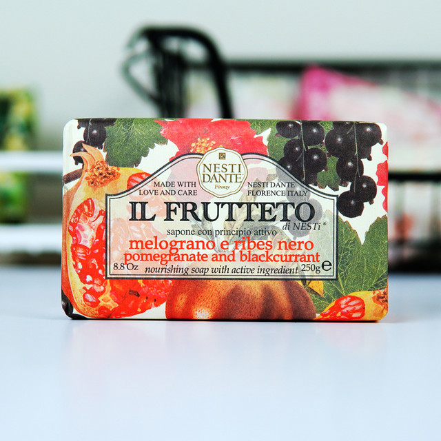 Italy Nestidante Nestidante Fangfei Orchard Pomegranate Blackcurrant Bath Soap ສະບູ່ລ້າງໜ້າ 250g