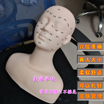 Beauty salon practice head model simulation dummy son makeup artist mold massage face wash learning model face