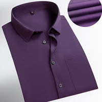 Purple Modal имеет карманные короткие рукава