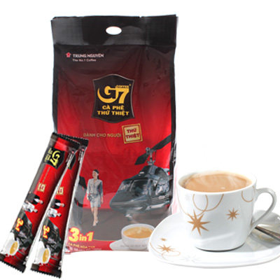 Authentic Vietnamese Coffee Trung Nguyen G7 3-in-1 Instant Coffee 1600g*5 Large Packs, Rich Aroma, 800g Whole Box, Imported