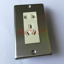 LOFT Industrial style Japanese style 120 type two three jack socket set (without bottom box)