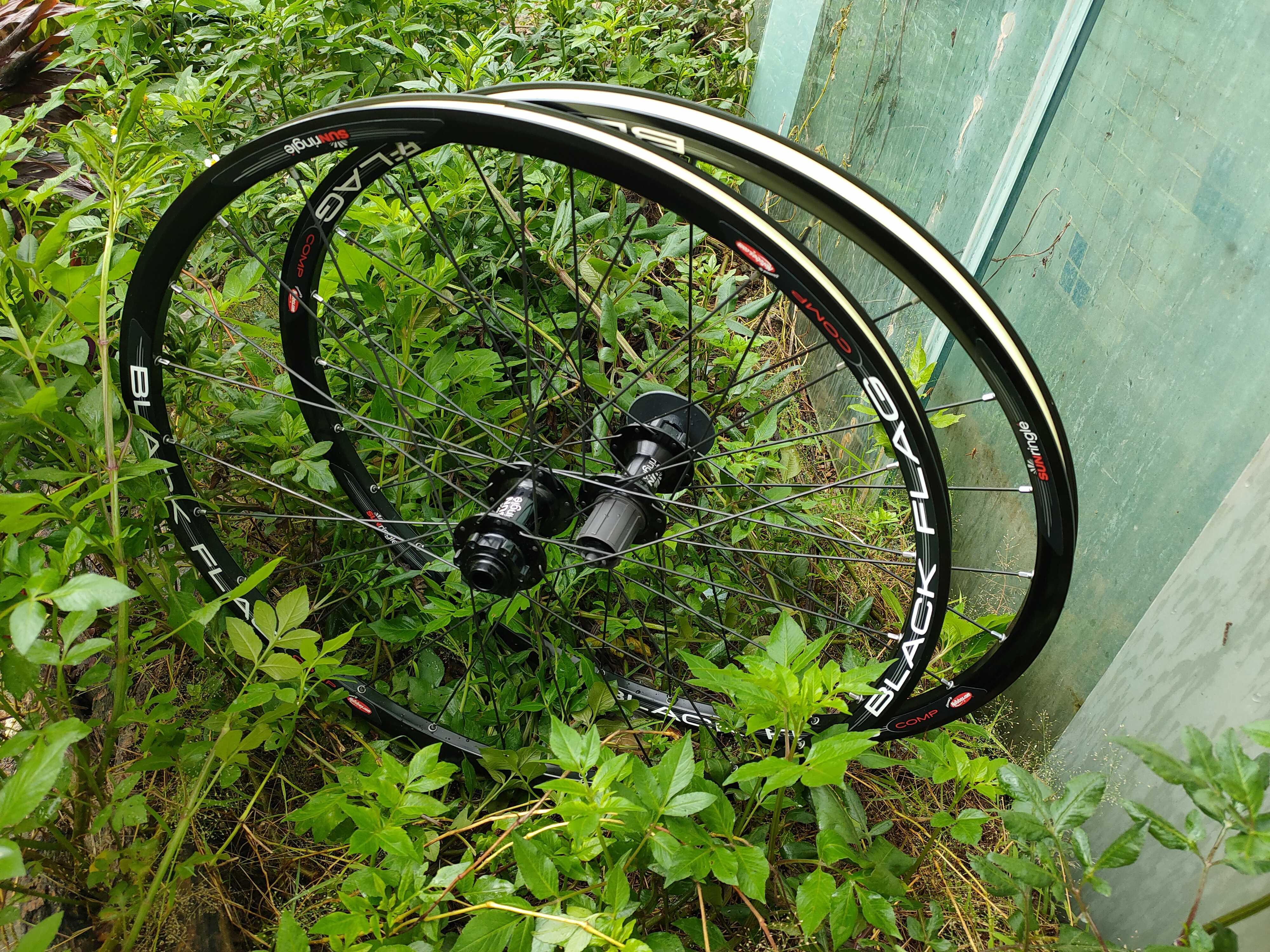 Sun Sun Wheel Group Ringle Black flag Comp 26 inch vacuum wheel set cylinder shaft vacuum wheel set