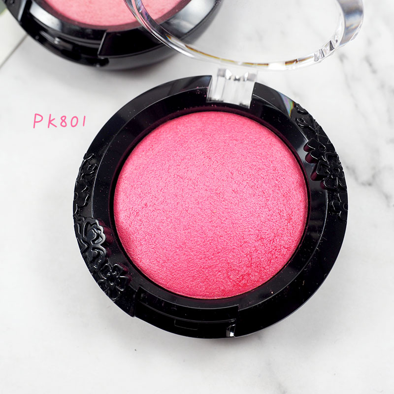 Nhật Bản KOSE dây cao đơn màu VISEE đơn sắc ren nướng phấn má hồng với brush bàn chải màu đỏ - Blush / Cochineal má hồng nars