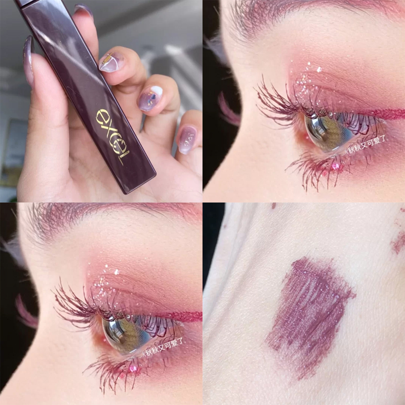 Japan excel color mascara multicolored waterproof natural fiber long roll teething without fainting and no makeup new color 05 06