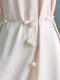 CalbouKimct pearl thin belt women's decorative dress waist chain accessories high-end small fragrance style with skirt