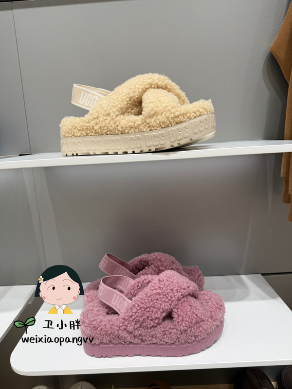 Ugg Direct Delivery from the Store 26 Autumn/Winter Comfortable Height-Increasing Flavita Cross-Strap Sandals 1191135