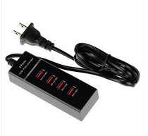 4 port USB multi-port charger 6A mobile phone charger 5v2a multi-port USB charging station Tablet 6A high power