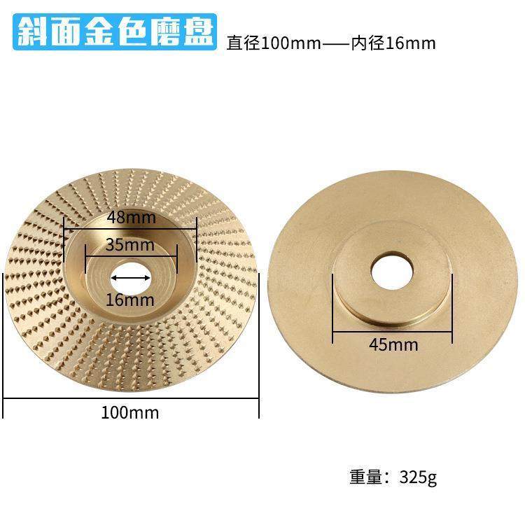 Conjuan New Plus High Bevel Polished Plastic Disk Machine With Hard Round Grinding Wheel Repair Sharpening Polished Angle Grinding Tea Tray File