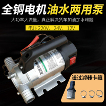 Oil-water dual-purpose electric pump small diesel forward and reverse pump 12V24V220V oil pumping artifact