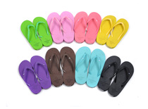 Summer candy color leisure macaron sedan chair Flip-flops couple Beach Holiday non-slip sandals men and women slippers