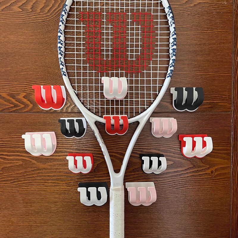Tennis Racket Hook Hanger 3D Printed No-Drill Adhesive Hook Strong Nano Self-Adhesive Hook Racket Display Stand