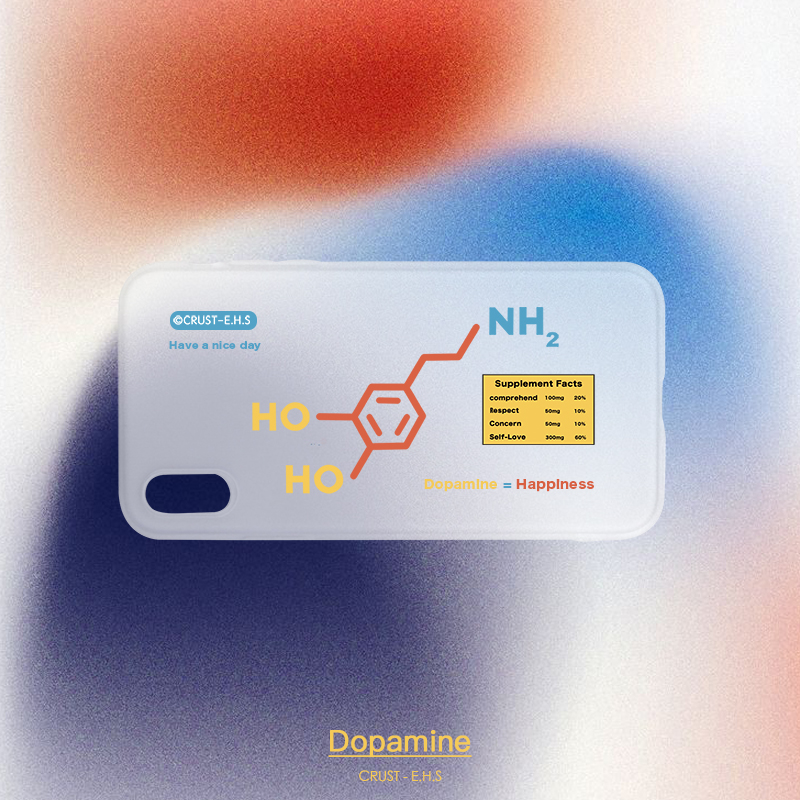 Original dopamine mobile phone protective case for Apple iPhoneXS translucent 14promaxr cure 12 scrub 13