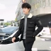 Cotton nam mùa đông 2018 xu hướng mới Phiên bản Hàn Quốc đẹp trai diện áo khoác cotton công cụ áo khoác cotton - Quần áo độn bông thể thao Quần áo độn bông thể thao