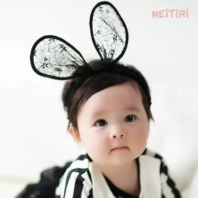Baby headdress ins Super fire baby hairband Princess infant headdress Korean male and female baby hair guard door hair accessories