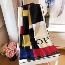 Korean double-sided Joker shawl women 2020 Autumn and Winter new cashmere scarf ladies red wool scarf Tide brand