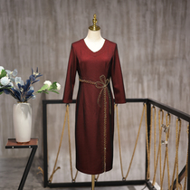 Mu Lan wedding dress 2021 new autumn mother dress mother wedding dress wedding dress wedding dress dress