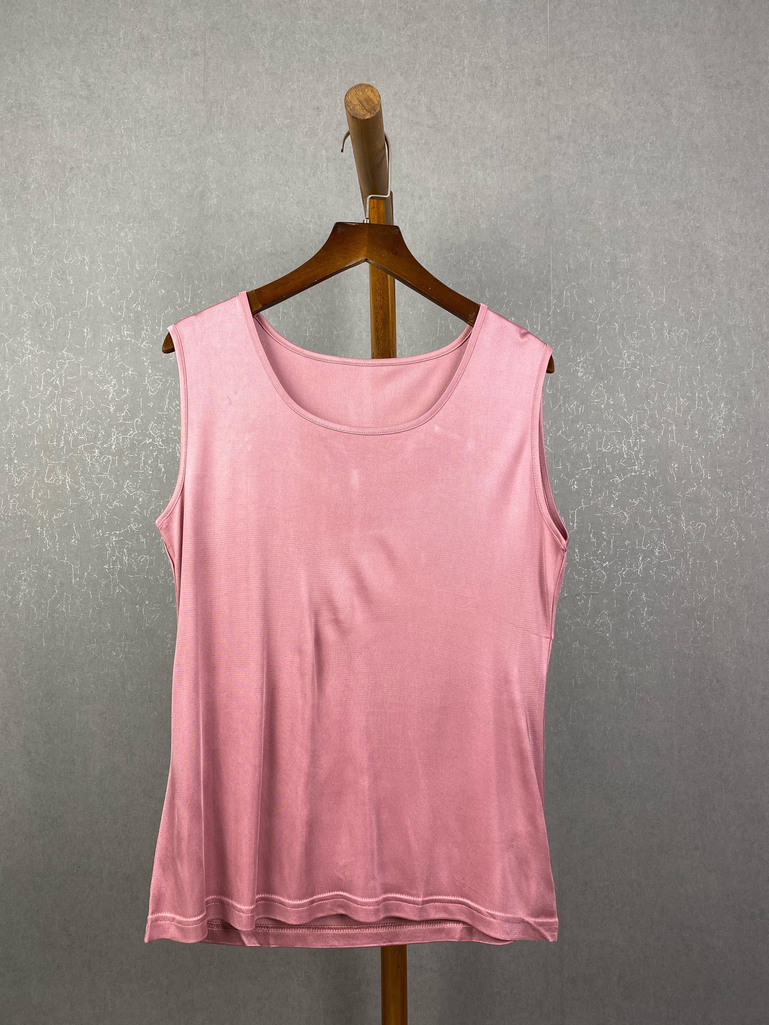 Manufacturers direct large silk coat pure color loose knitting silk vest hanging female A52