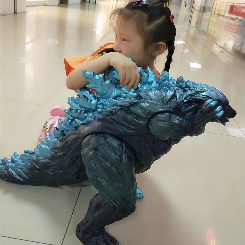 Snow Demon Vs. King Kong Monster Toy Red Lotus Model Dinosaur Doll Boy's Children's Day Gift Figurine Gift