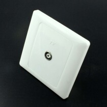 Type 86 wall switch socket panel Yabai large board TV RF female socket TV TV computer socket