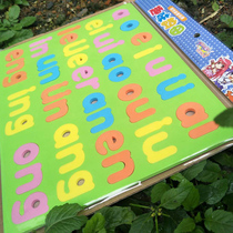 Pinyin consonant vowels magnetic stickers Children Baby learning early education refrigerator stickers puzzle fun puzzle whiteboard stickers