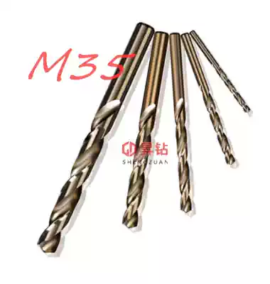 New M35 containing cobalt straight handle twist drill high speed net full grinding stainless steel 304 punch 1-16mm