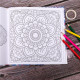 ZenMandalas mandala painting adult decompression therapy psychological decompression coloring book graffiti wealth album