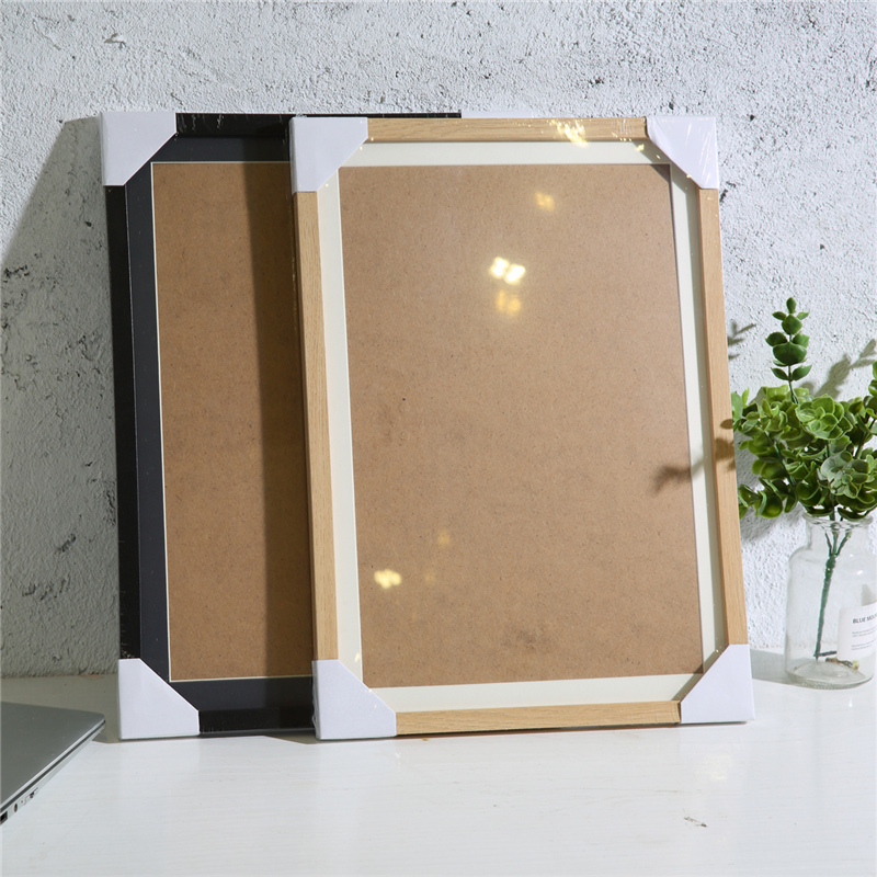 A3 Night Scene Scratch Painting Frame 16inch Natural Wood Frame 8K Living Room Black Wood Grain Simple Frame Wall Hanging 41*29cm
