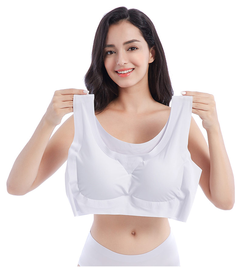 Mỡ MM200 kg áo ngủ thể thao cộng với phân bón chống chảy xệ phần mỏng D không có vòng thép không có dấu vết đồ lót nữ cỡ lớn triumph đồ lót