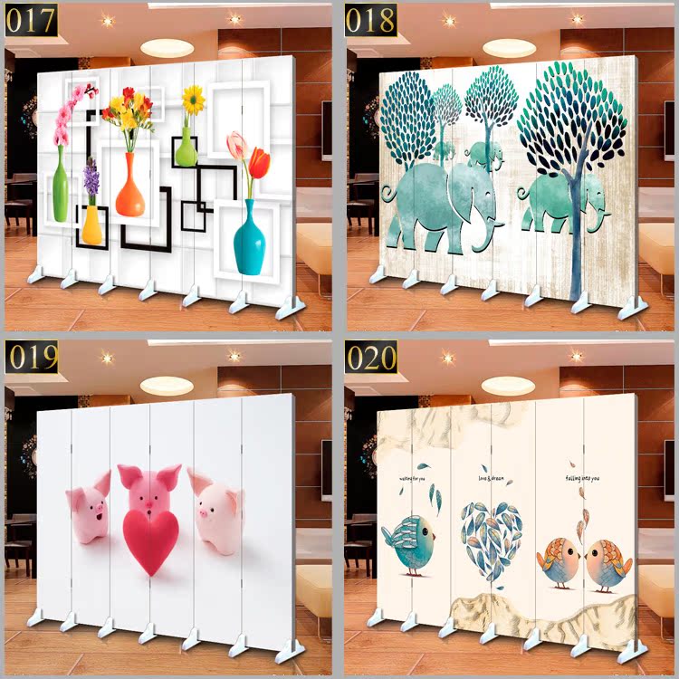Mới lồng chim màn hình phân vùng hiên nhà dễ thương phòng ngủ trẻ em phòng khách thời trang đơn giản hiện đại di động màn hình gấp - Màn hình / Cửa sổ giá vách ngăn gỗ phòng khách