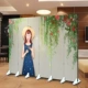 Châu Âu 3D hoa tường vườn cảnh màn hình phân vùng thời trang phòng khách hiên bar cà phê vẻ đẹp sức khỏe YY neo - Màn hình / Cửa sổ vách bình phong giá rẻ