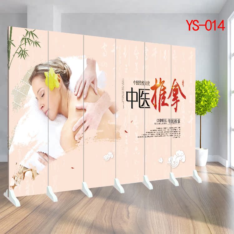 Mới đặc biệt cung cấp hai mặt gấp di động hiên đẹp cơ thể moxib Fir massage kinh tuyến TCM phân vùng màn hình sức khỏe - Màn hình / Cửa sổ vách gỗ ngăn phòng