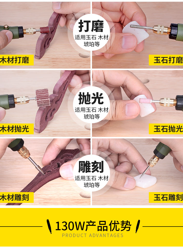 máy cắt pin Máy mài điện cầm tay mini ngọc đánh bóng và công cụ đánh bóng gỗ gia dụng máy khắc điện nhỏ khoan máy cắt mini cầm tay