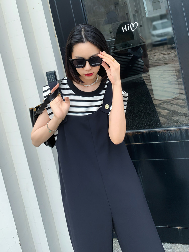 Боди/брюки 美洋meiyang【70系列清仓特卖捡漏】奥地利假日背带裤 阔腿连身裤