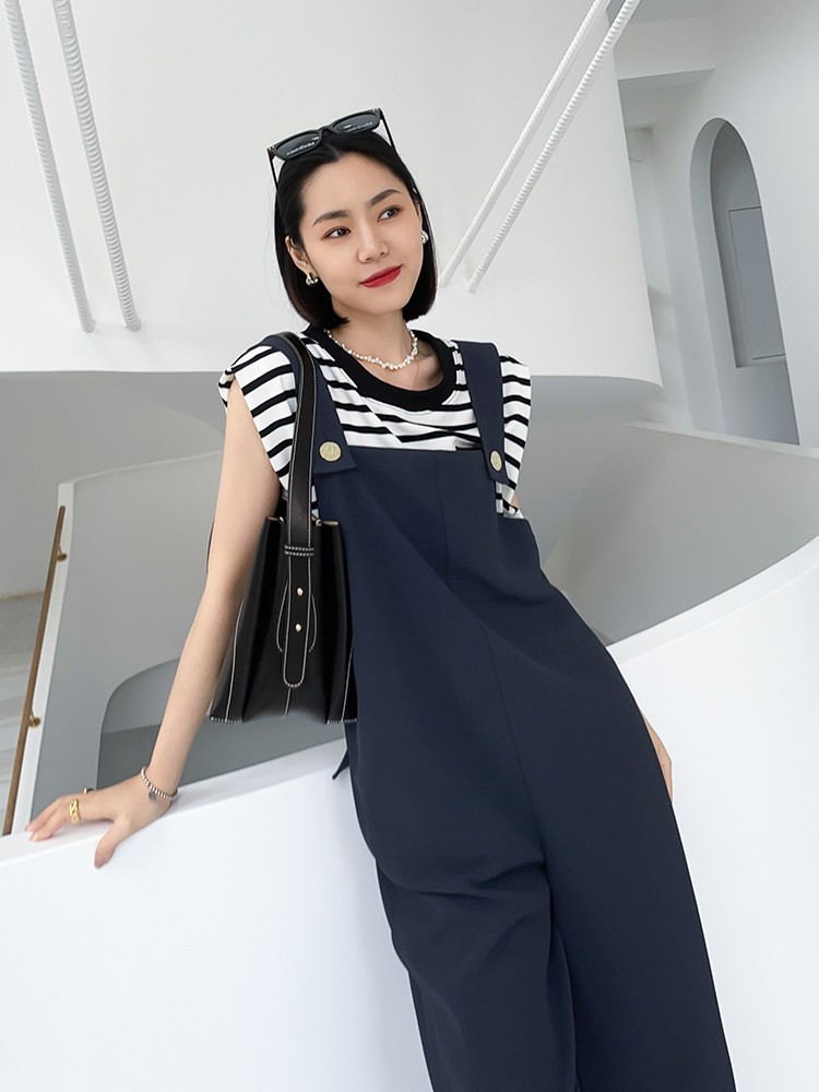 Боди/брюки 美洋meiyang【70系列清仓特卖捡漏】奥地利假日背带裤 阔腿连身裤