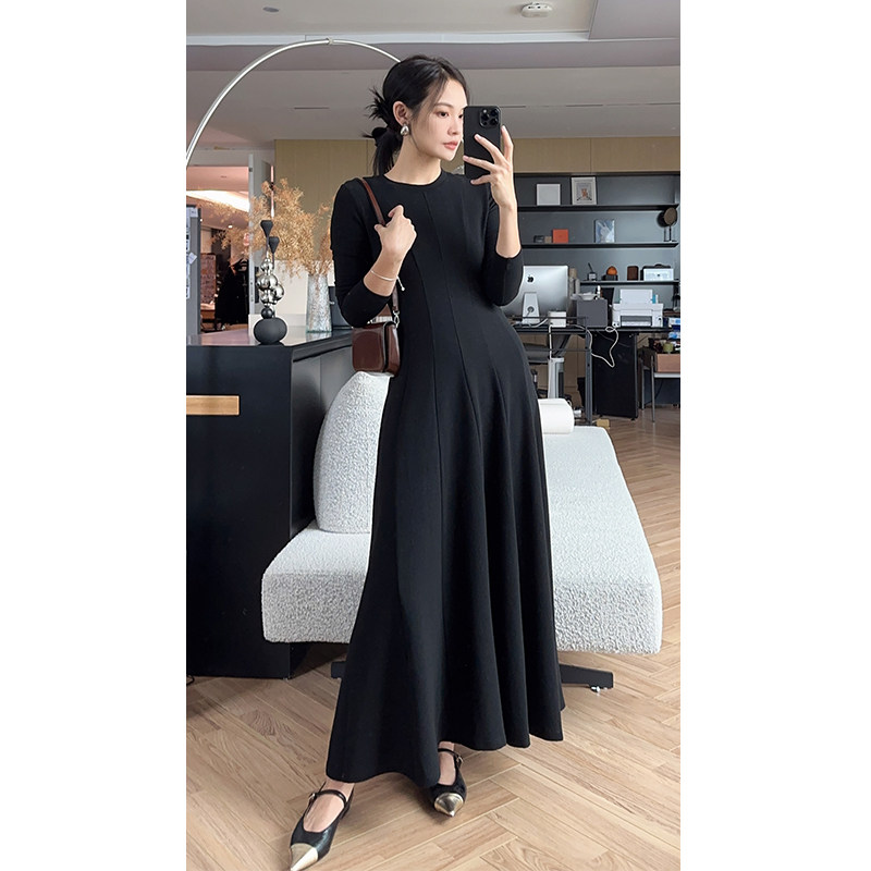 MEYANG MEIYANG (SPOT) ROUND DANCE SONG Dress Mouth Stele cotton Cotton Temperament Close-knit Large Swing Dress