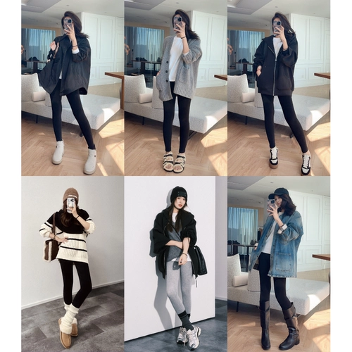 美洋 Утепленные леггинсы, (в наличии на складе), высокая талия, в обтяжку