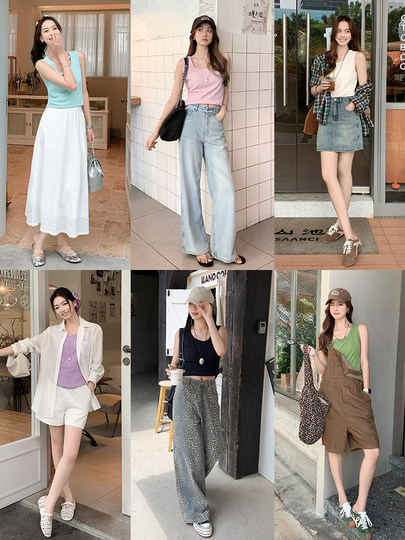 Meiyang[In Stock]Cotton Vest Anti-Pilling~Vertical Texture Versatile Sleeveless Top-Tuesday