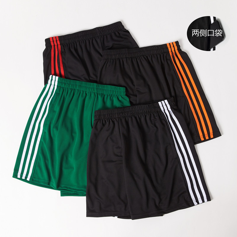 Thin Three-Stripe Sports Shorts, Striped Unisex Loose Three-Stripe Casual Shorts, Quick-Drying Basketball Summer Shorts