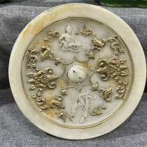 Old mirrors jade antique jade carvings Xiu jade decorative ornaments high ancient jade old jade old objects old collections nostalgia
